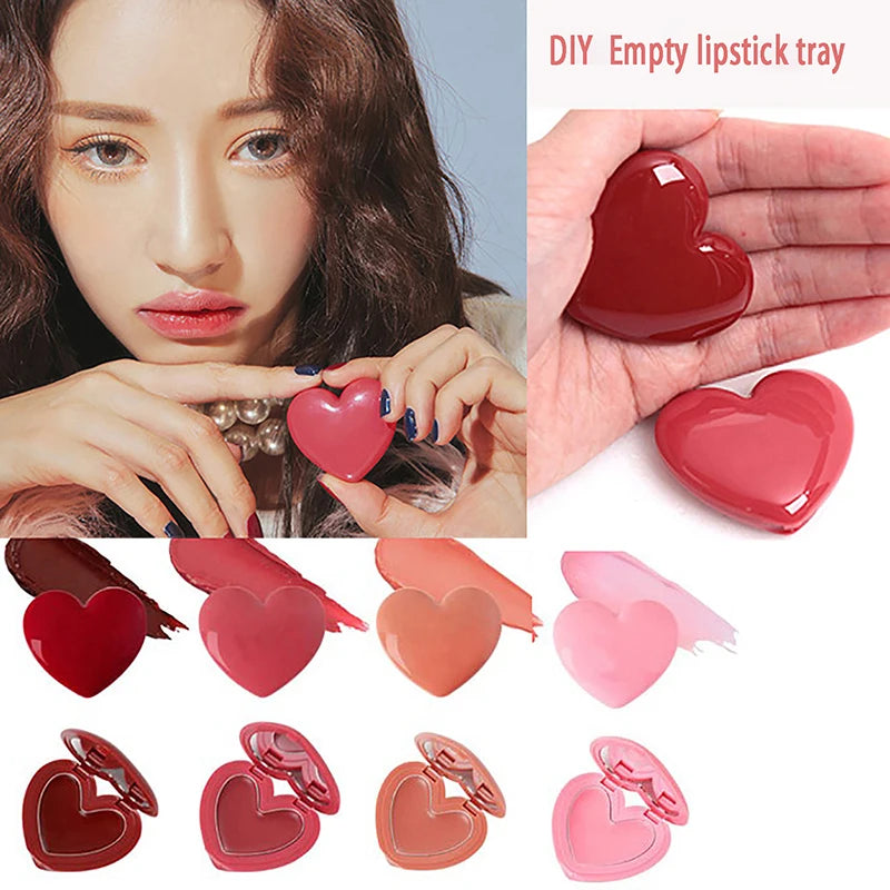 Heart Shape Refillable Makeup Palette Case with Mirror Makeup Palette Case SWANS