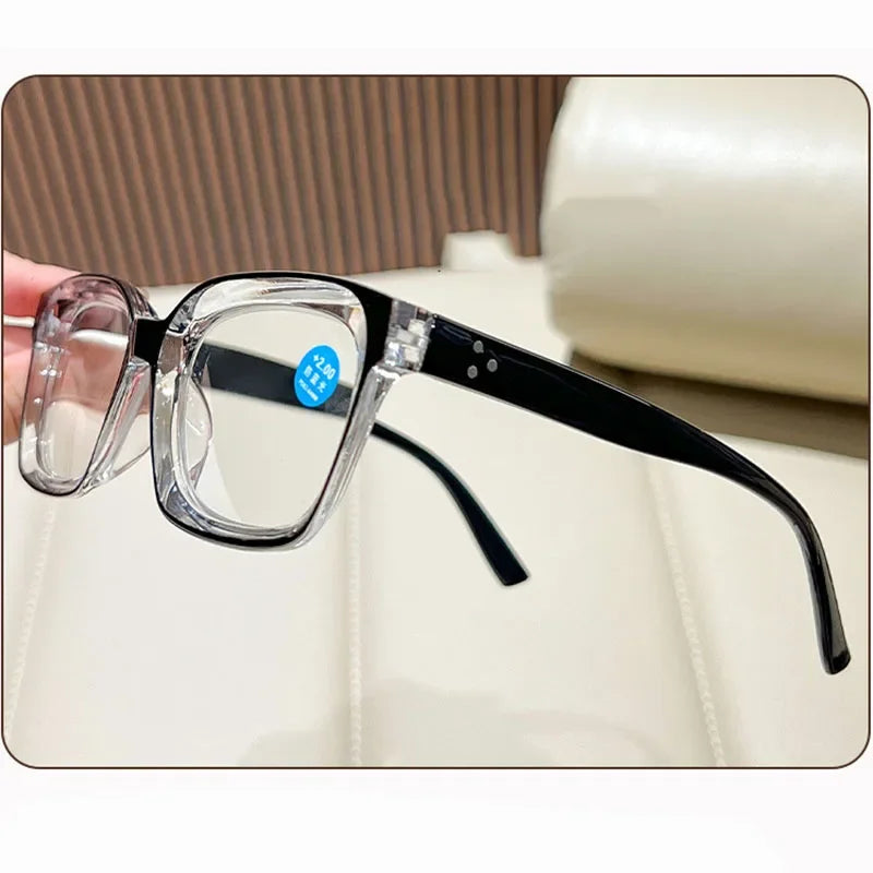 Vintage Square Anti Blue Light Reading Glasses +1.0–4.0 | TOYEARN Reading Glasses SWANS