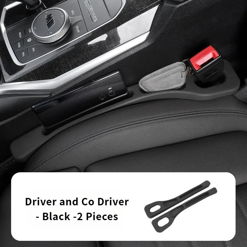 2-Pack Foam Car Seat Cushion & Gap Filler with Organizer Car Seat Cushion SWANS