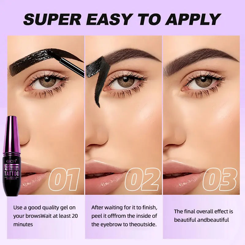 Waterproof Peel-Off Eyebrow Tinting Gel Cream – Long-Lasting Eyebrow Tinting Gel SWANS