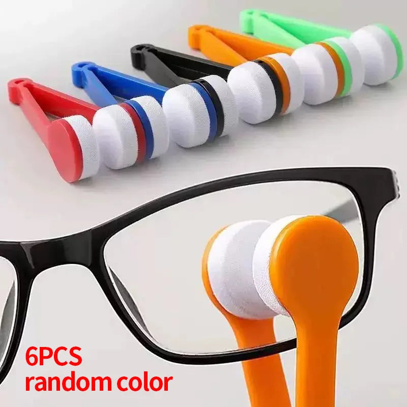 SWANS Microfiber Glasses Cleaning Brush & Cloth Set 1/3/6-Pack Lens Cleaning Set SWANS 6PCS
