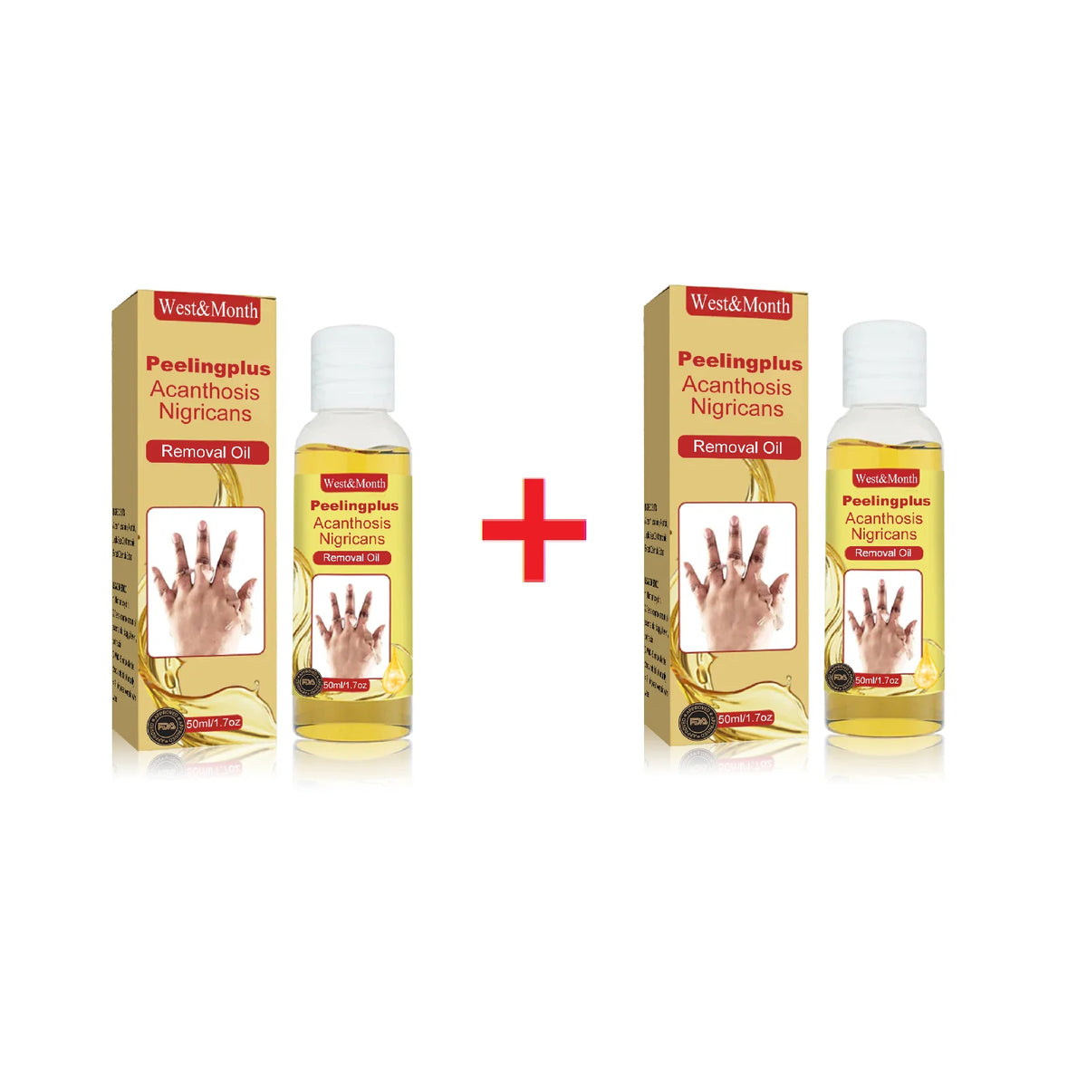 WEST MONTH Peeling Oil – Exfoliate & Brighten Elbows, Knees & Joints Body Peeling Oil SWANS 60ml boxed