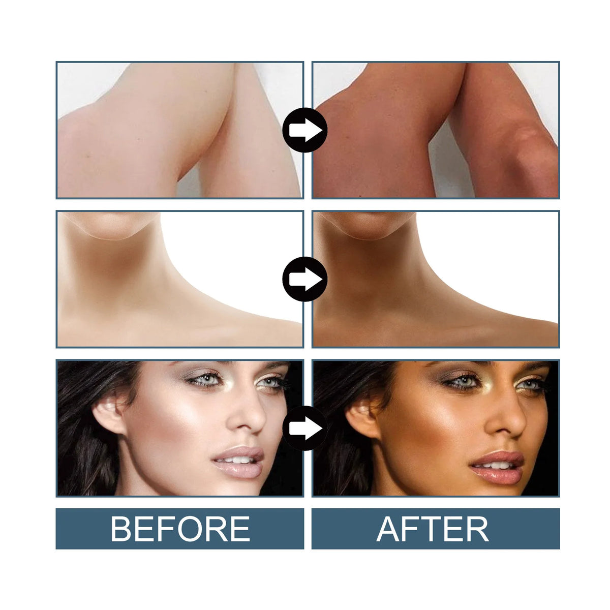 WEST MONTH Self Tanning Drops – Sunless Bronze Glow 30ml Self Tanning Drops SWANS