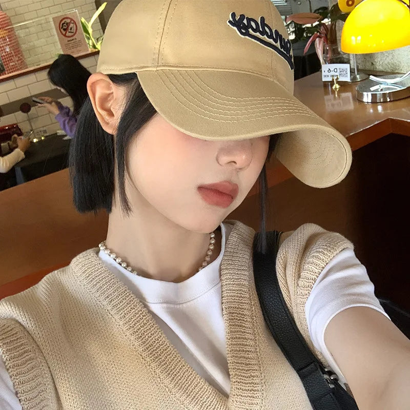 FAITOLAGI Solid Baseball Cap – Unisex Adjustable Cotton Hat Baseball Cap SWANS