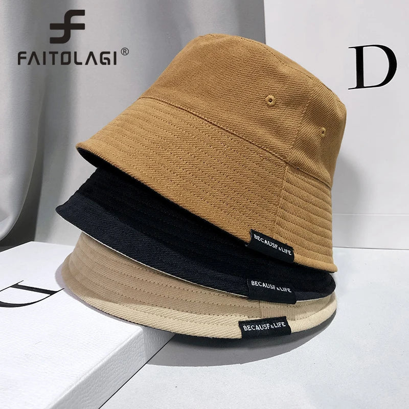 FAITOLAGI Bucket Hat – Foldable Wide Brim Sun Cap Unisex Bucket Hat SWANS