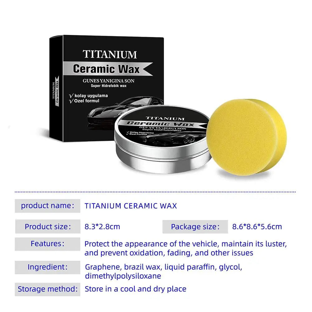 Car Scratch Repair Paste & Ceramic Coating Polish Wax Set Car Polish Wax SWANS