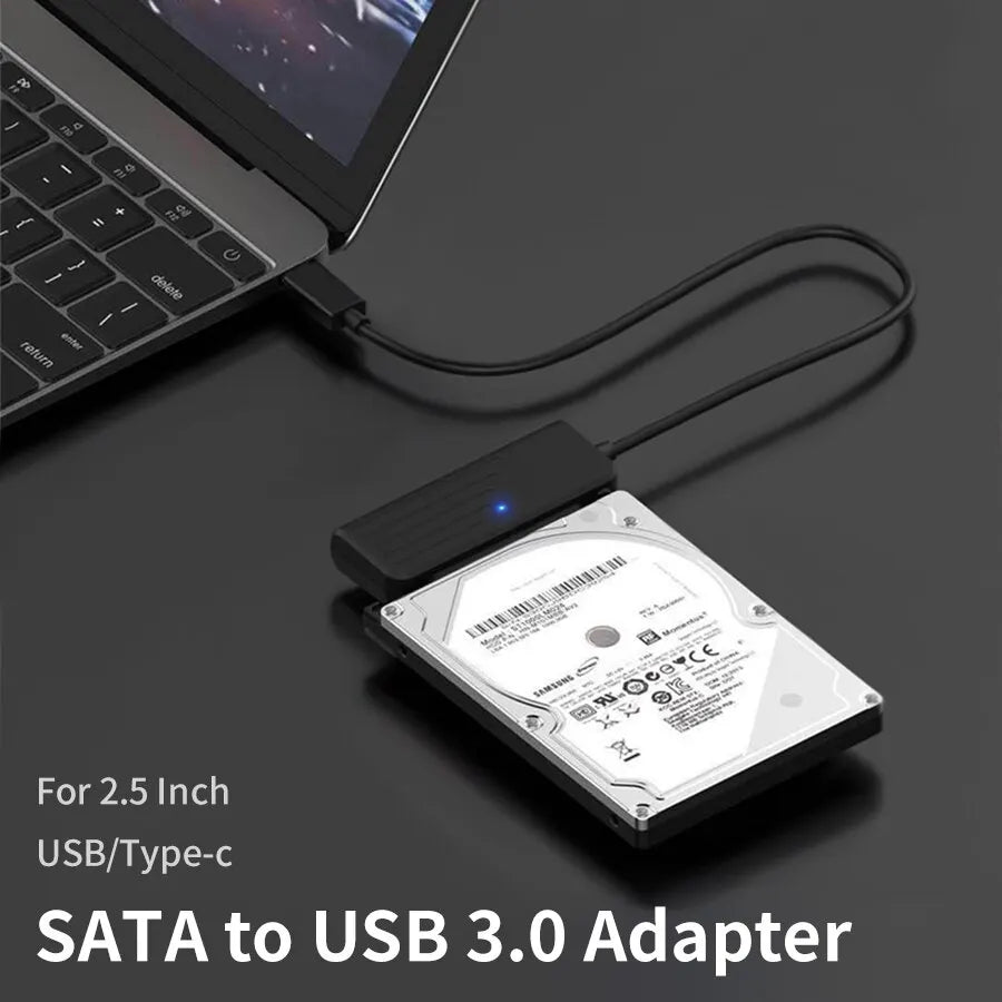 SATA to USB 3.0 / Type-C Adapter for 2.5" HDD & SSD – 5Gbps SATA USB Adapter SWANS