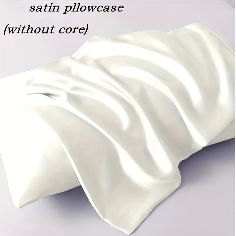 SWANS Satin Pillowcase Pair – Soft, Breathable Envelope Close Satin Pillowcase SWANS
