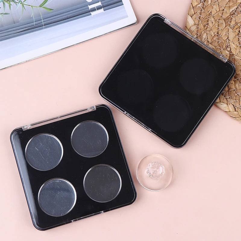 4-Grid Magnetic Empty Makeup Palette – DIY Cosmetics Organizer Makeup Palette Organizer SWANS