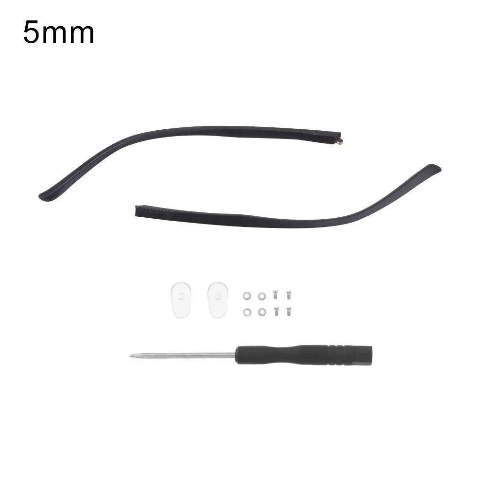 Universal Replacement Glasses Arms Anti-Slip TR90 Temple Legs Eyewear Repair Kit SWANS 5mm