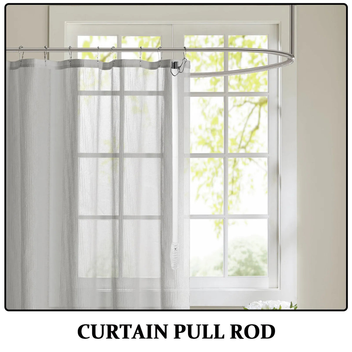 Curtain Pull Wand – Blind Tilt Rod & Drapery Pull Wand 40" Curtain Pull Wand SWANS