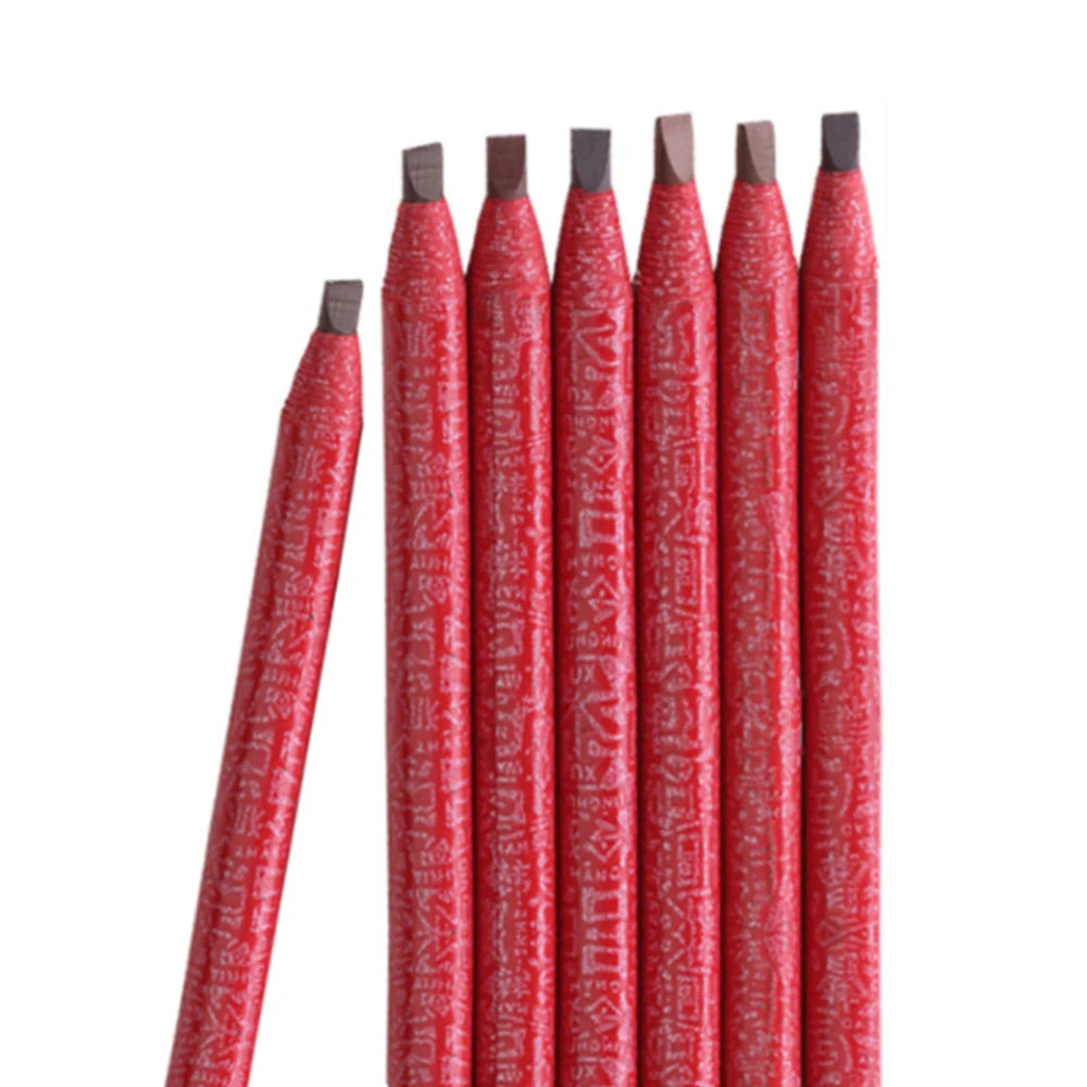 12-Pack Waterproof Eyebrow Pencil Set – 6 Colors Long-Lasting Eyebrow Pencil Set SWANS