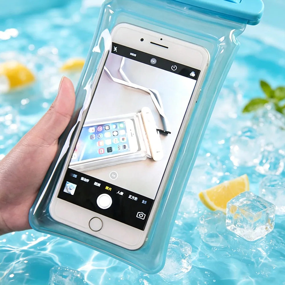 Floating Airbag Waterproof Phone Pouch with Lanyard Waterproof Phone Pouch SWANS