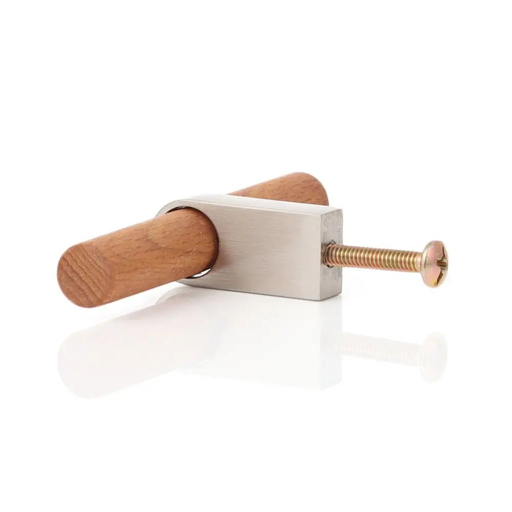 Zinc Alloy & Wood Cabinet Door Handle – Drawer Pull Knob Cabinet Door Handle SWANS