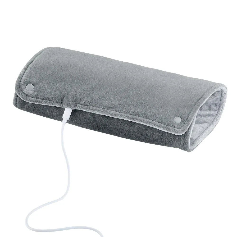 YTYIN USB Electric Hot Water Bottle Heating Pad – Plush Warmer Electric Heating Pad SWANS Grey
