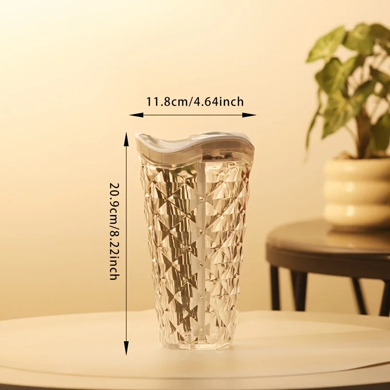 SWANS Mini Crystal USB Humidifier – Floral Desktop Bedroom Desktop Humidifier SWANS
