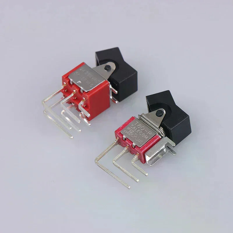 RLS-202-A4 Ship Type Rocker Arm Side Switch – Metal Button Rocker Arm Switch SWANS