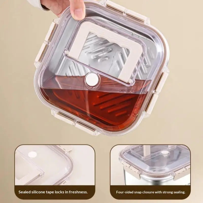 SWANS Stainless Steel Lunch Box – Large Seal Bento Container Stainless Steel Lunch Box SWANS