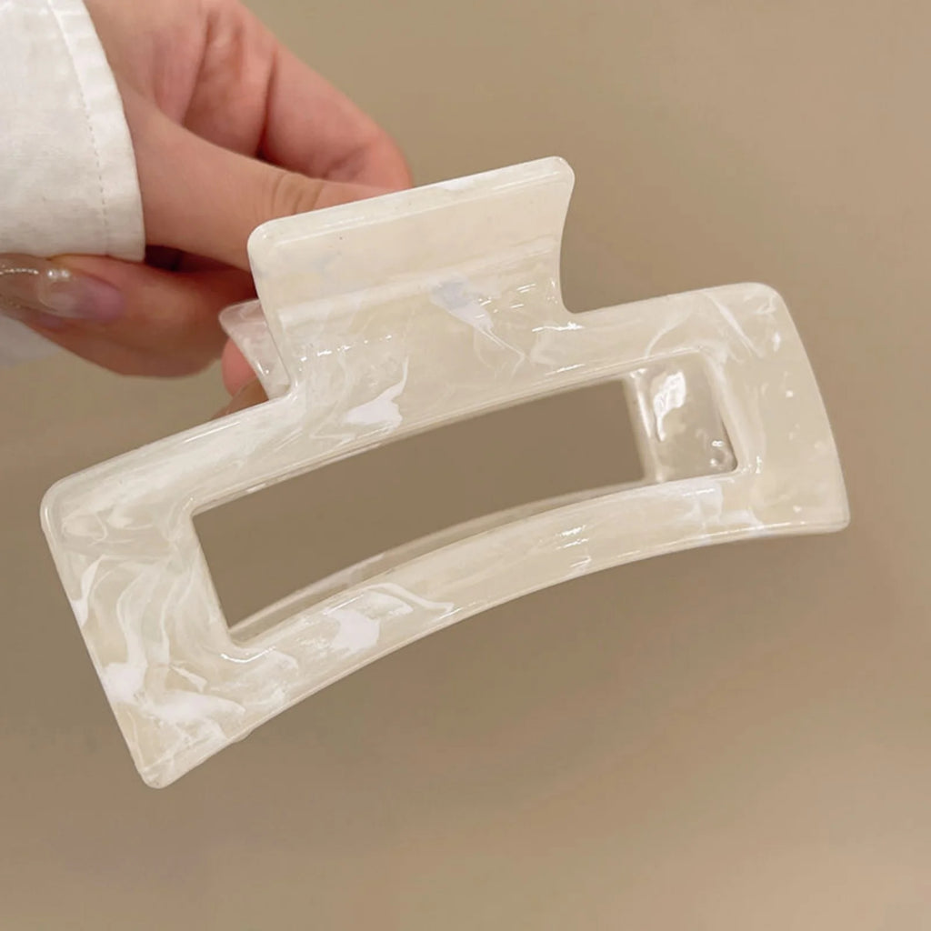 Translucent Hair Claw Clip for Thick Hair – Korean Style Hair Claw Clip SWANS write