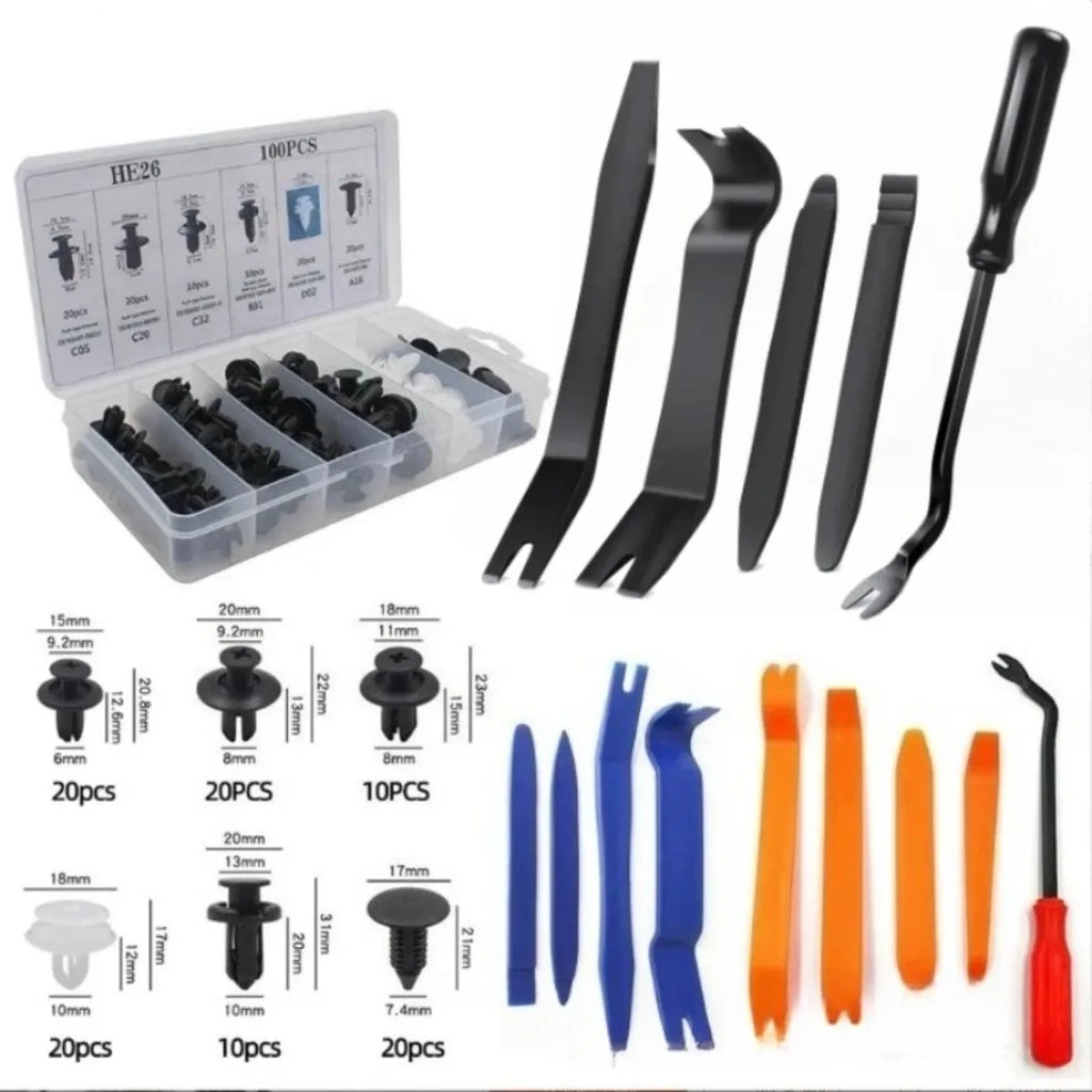 Car Interior Trim Removal Tool Kit – Dash & Stereo Panel Set Auto Trim Tool Kit SWANS