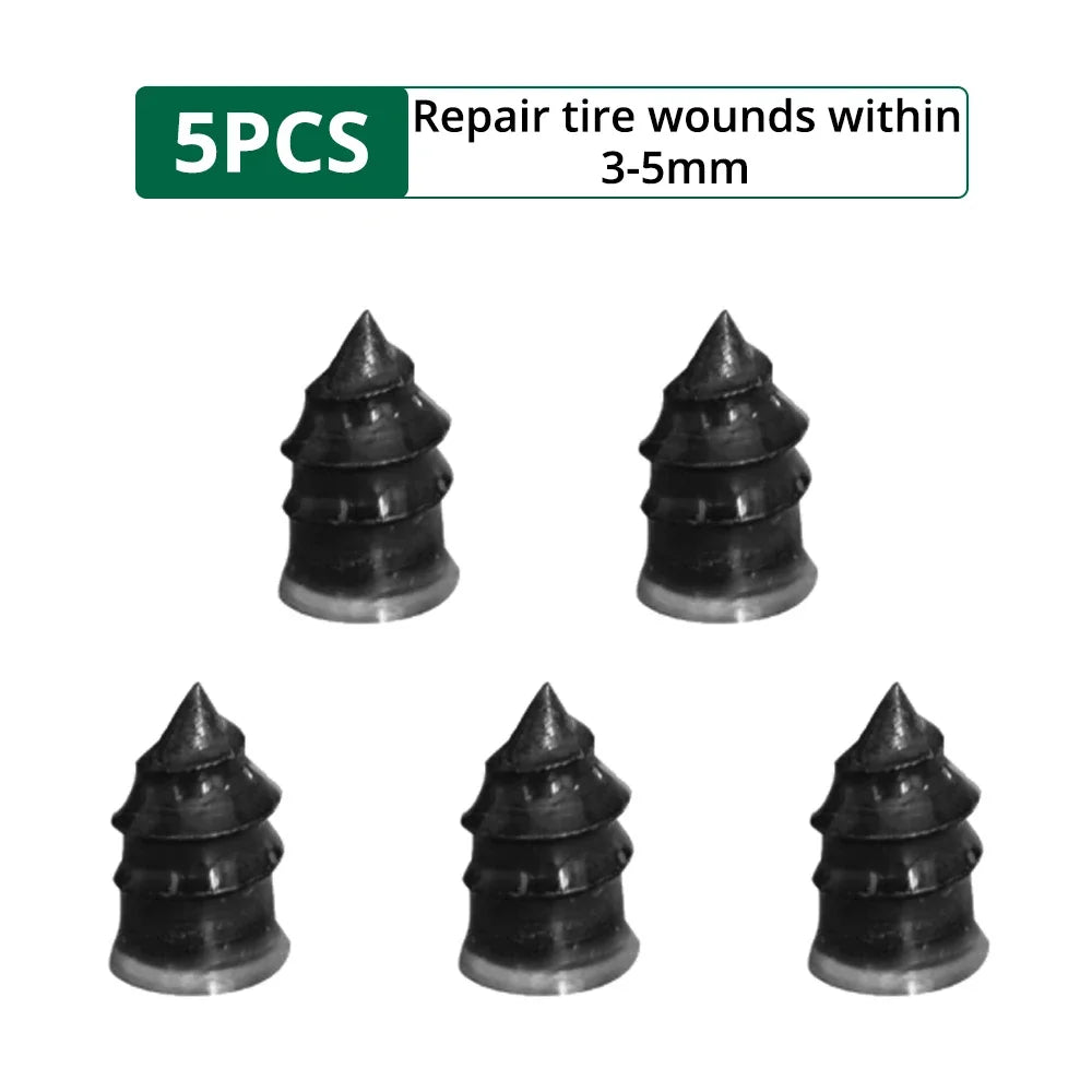 Tubeless Tire Repair Nail Kit – Car, Motorcycle & Scooter Tire Repair Kit SWANS Large 5 PCS