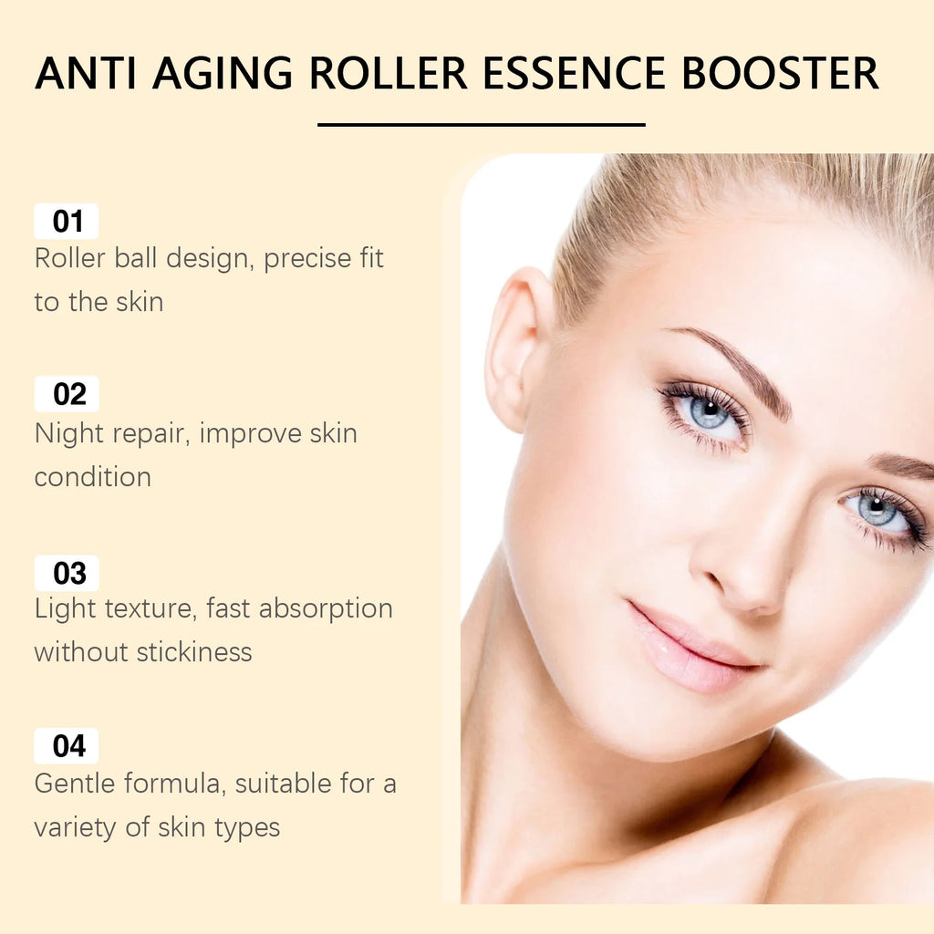 Bee Venom Roller Serum – Hyaluronic Acid Skin Firming 10ml Facial Roller Serum SWANS