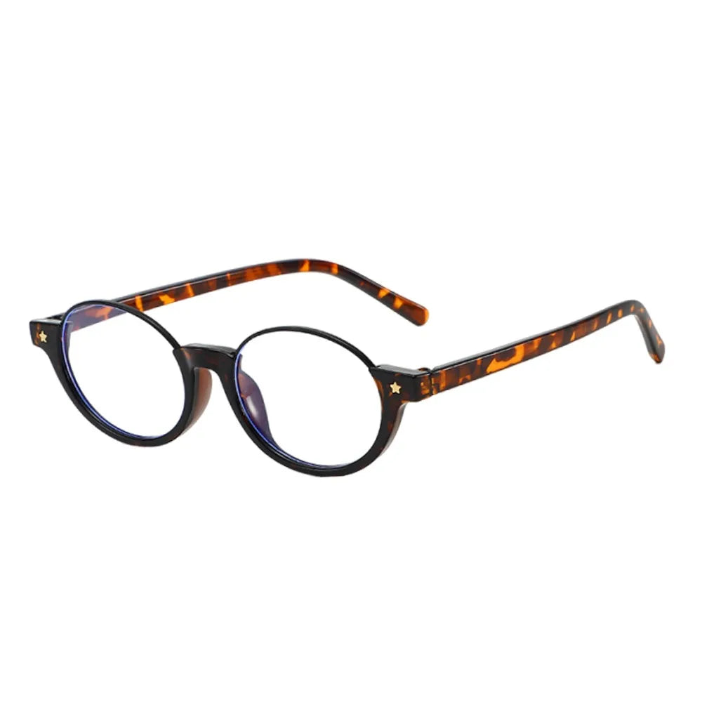 Blue Light Blocking Reading Glasses – Ultralight Unisex Reading Glasses SWANS Leopard Strength 400