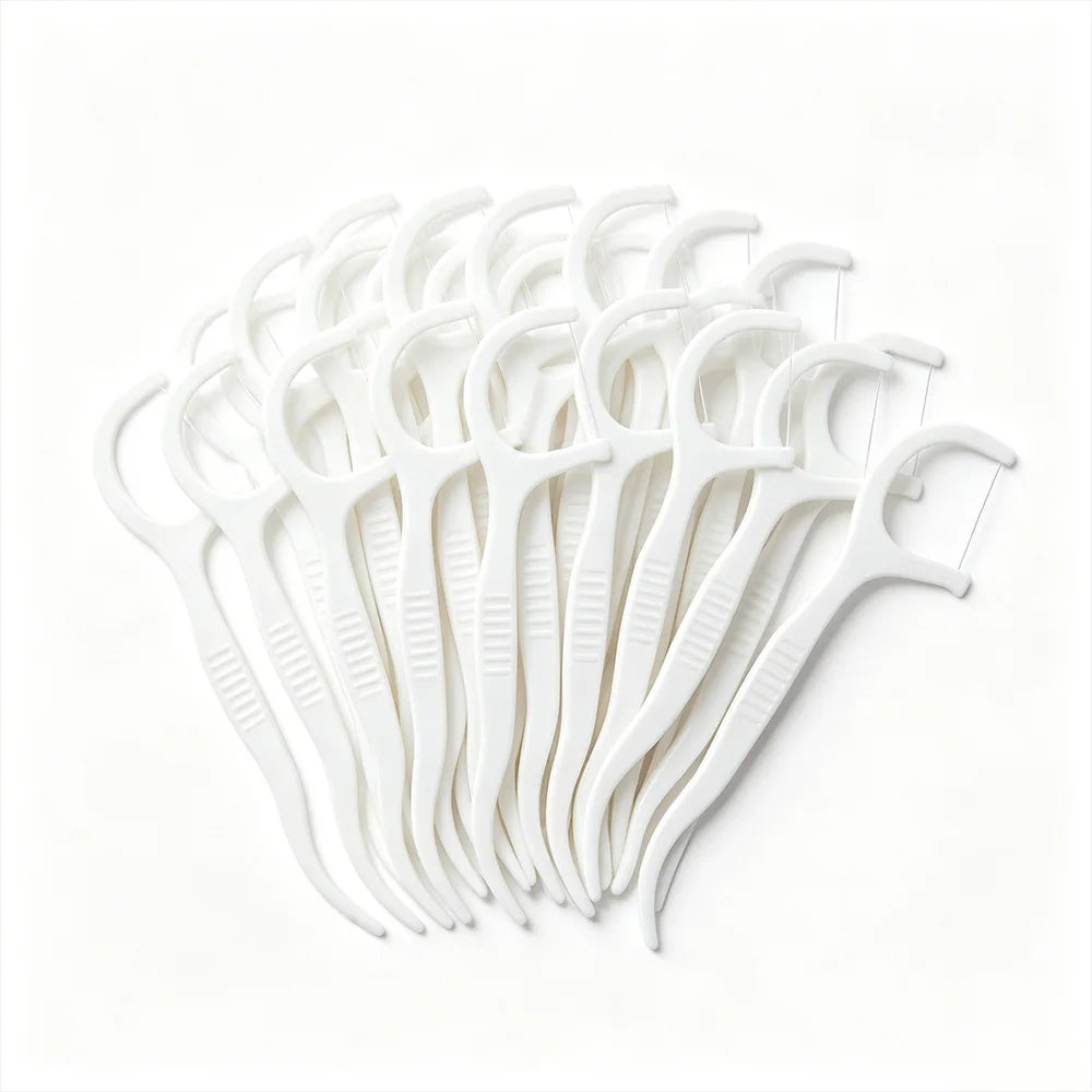 100-Pack Interdental Brush & Dental Floss Teeth Cleaning Kit Dental Floss Picks SWANS