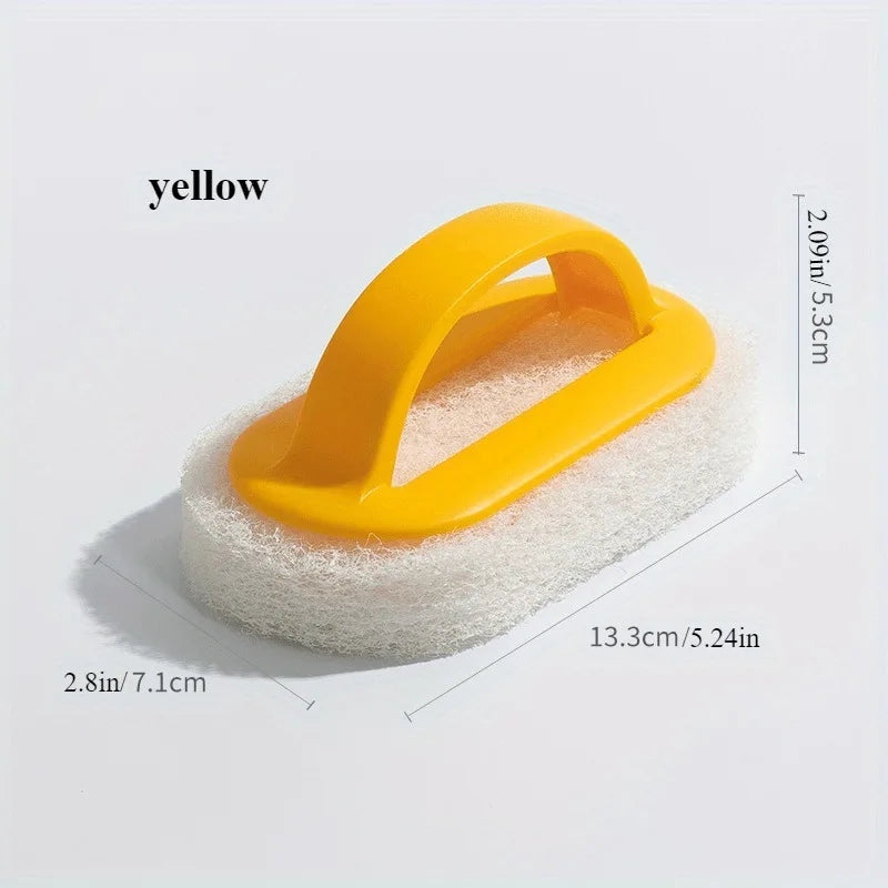 SWANS Multi-Surface Scrub Brush – Tile, Bathtub & Dish Multi-Surface Scrub Brush SWANS Yellow 1pc