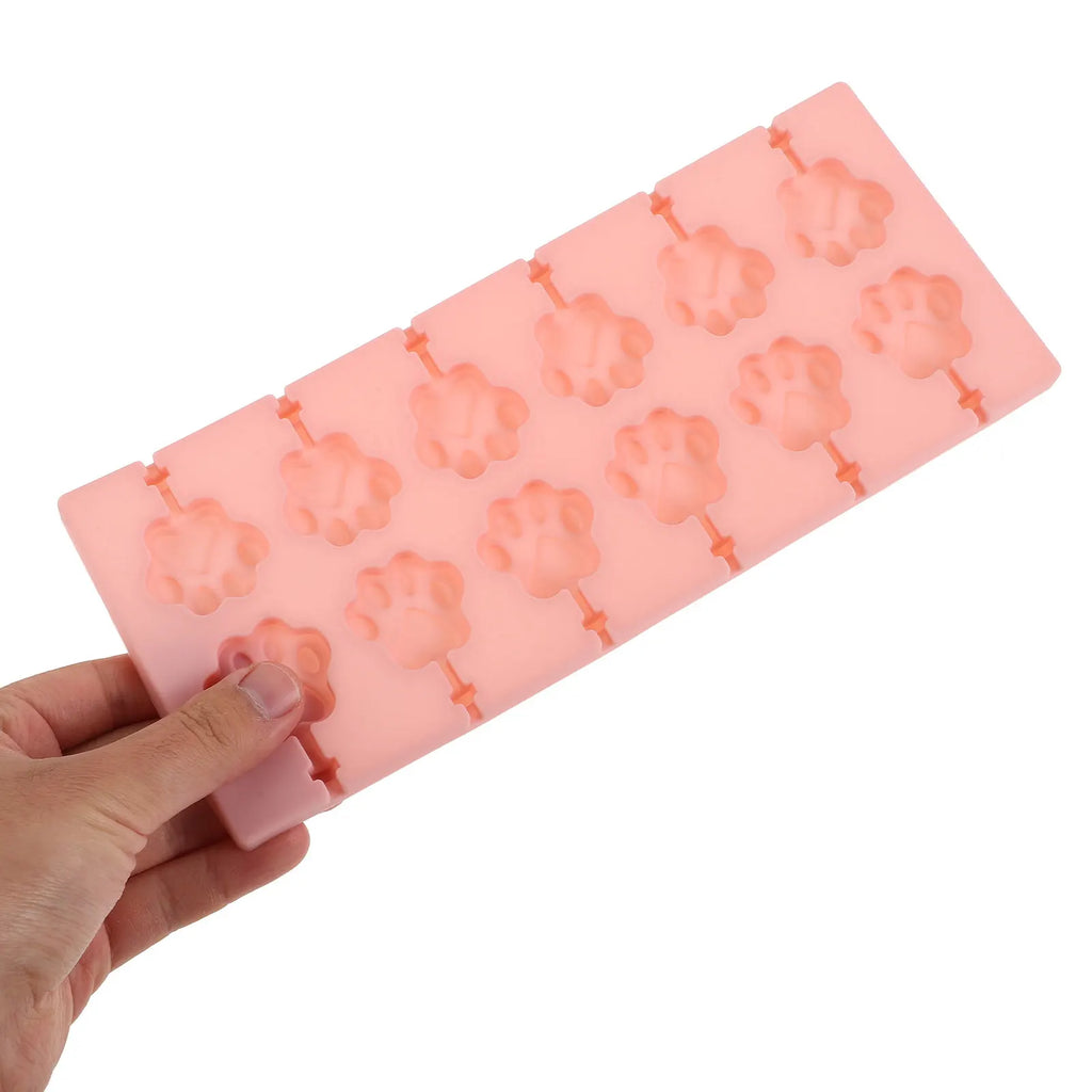 Paw Print Silicone Mold with Lid – Candy, Chocolate & Jelly Silicone Baking Mold SWANS