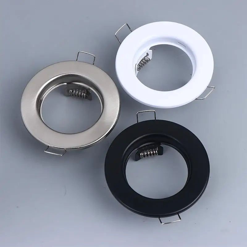 Round Recessed Downlight Holder – MR16 GU10 LED Spot Fixture Downlight Fixture Holder SWANS