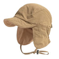 Windproof Velvet Bomber Hat – Unisex Winter Ear Flap Trapper Winter Bomber Hat SWANS Khaki