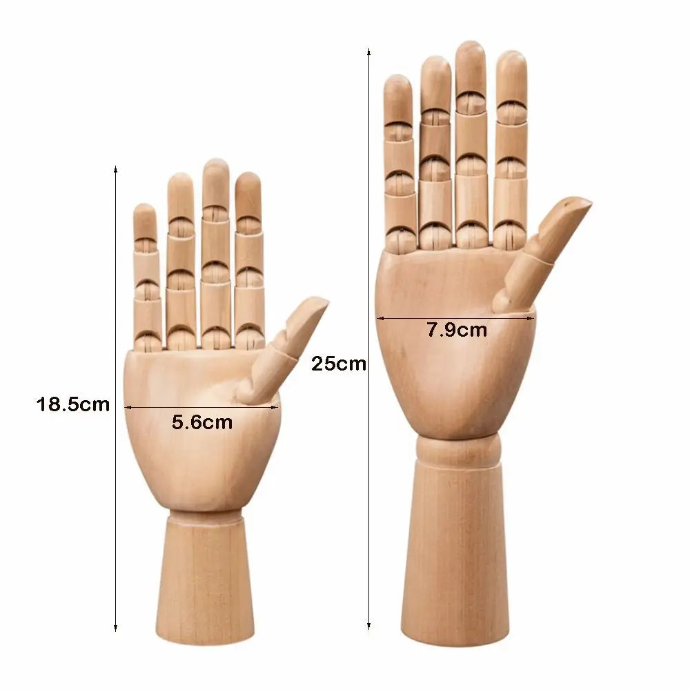 Wooden Artist Mannequin Poseable Figure Model – Multiple Sizes Artist Figure Mannequin SWANS