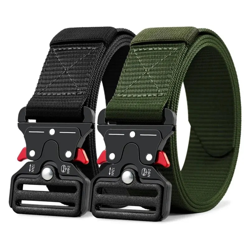 Unisex Tactical Polyester Belt – Outdoor Sports & Casual Tactical Outdoor Belt SWANS