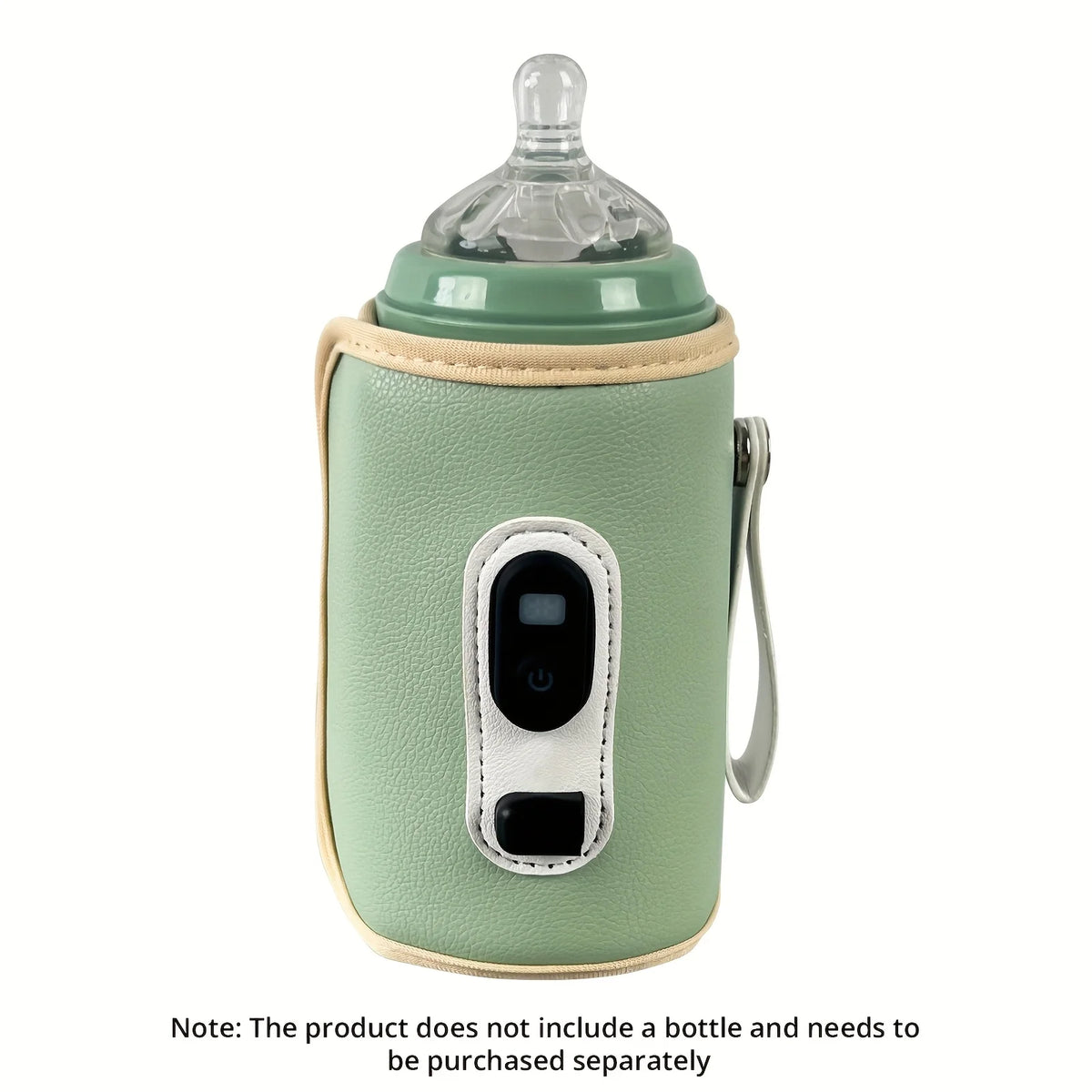 Portable USB Baby Bottle Warmer – 5-Temp Digital Display Baby Bottle Warmer SWANS green