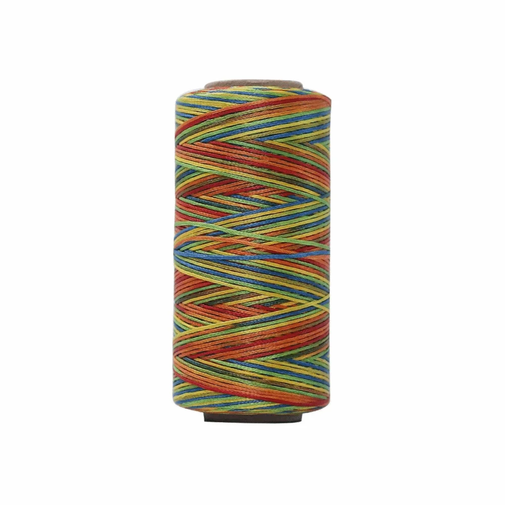 Waxed Thread Cord 0.8MM 260M – Leather & DIY Craft String Waxed Craft Thread SWANS Multicolor