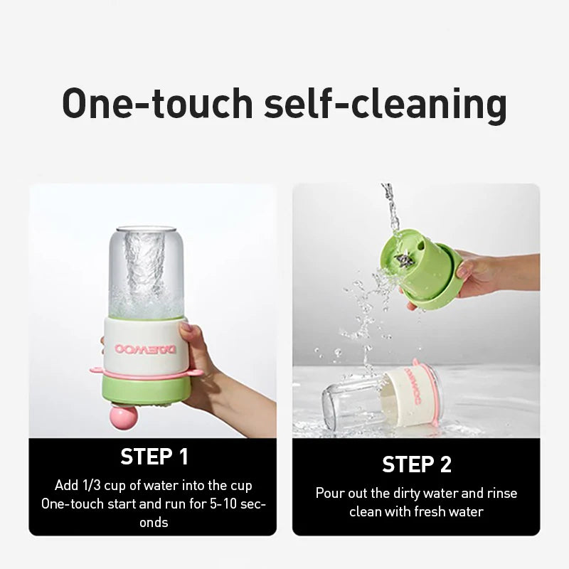 DAEWOO ZB13 Portable Blender 360ml USB-C Rechargeable Smoothie Portable Blender SWANS