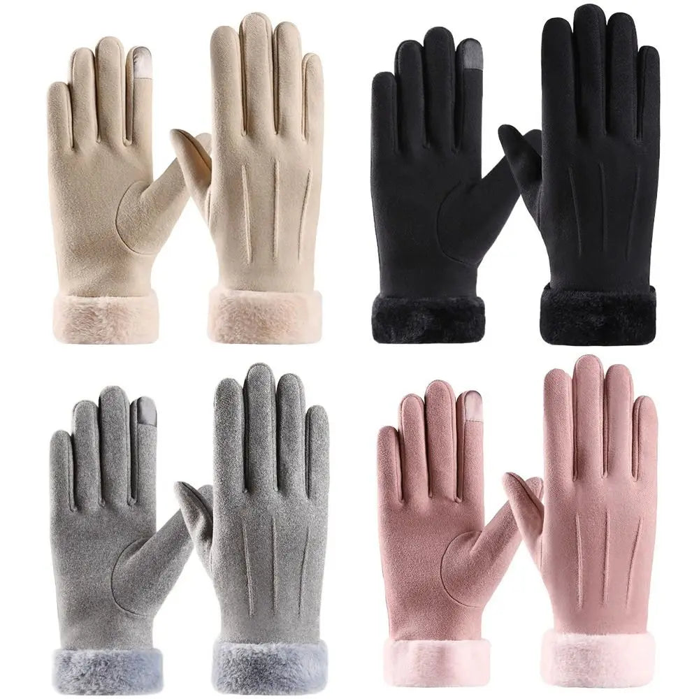 SWANS Winter Thick Knit Touchscreen Gloves – Warm & Stylish Winter Knit Gloves SWANS