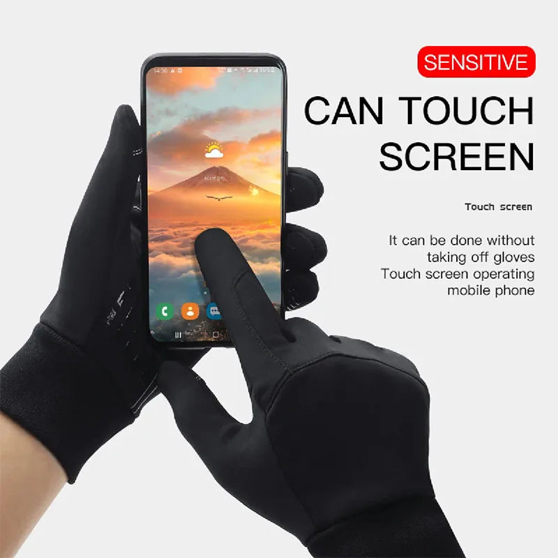 Windproof Waterproof Touch Screen Gloves – Running & Cycling Outdoor Sport Gloves SWANS