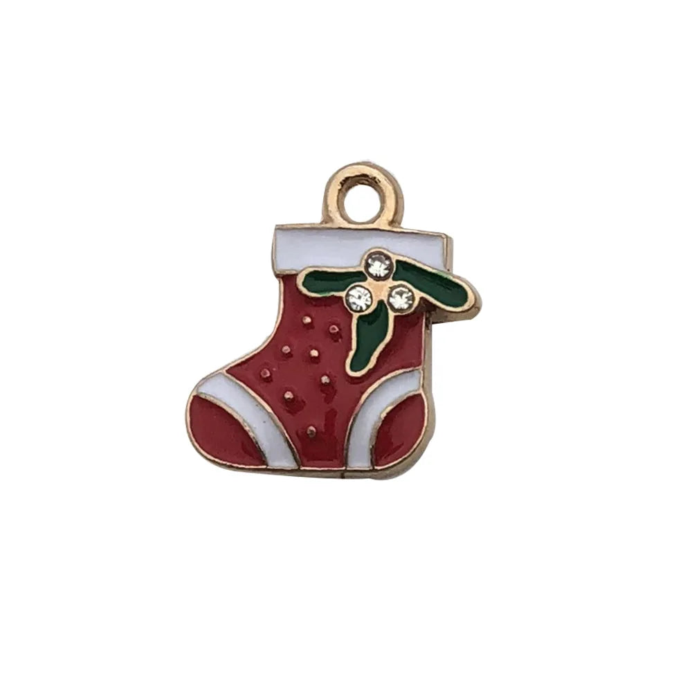 Christmas DIY Jewelry Charms – Santa, Tree & Snowflake Pendants DIY Jewelry Charms SWANS C-15x17mm