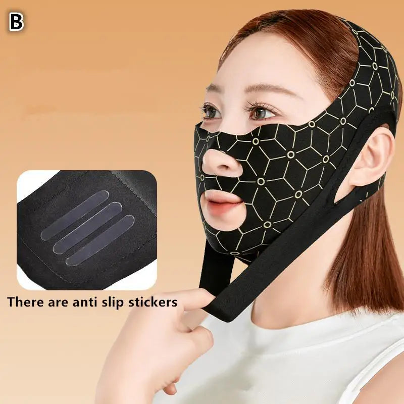 V Line Face Lifting Strap – Chin & Cheek Contouring Band Face Contouring Strap SWANS B