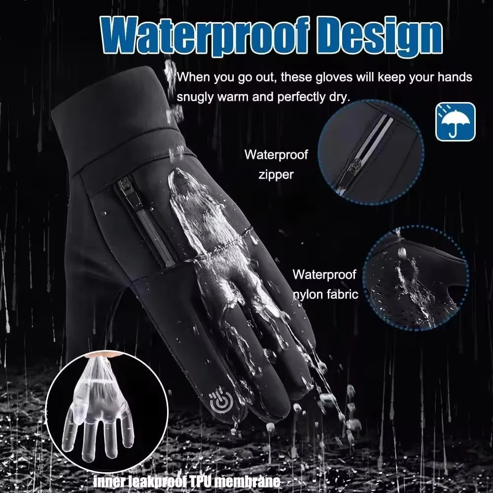 SWANS Winter Cycling Gloves Touchscreen Waterproof Windproof Winter Cycling Gloves SWANS