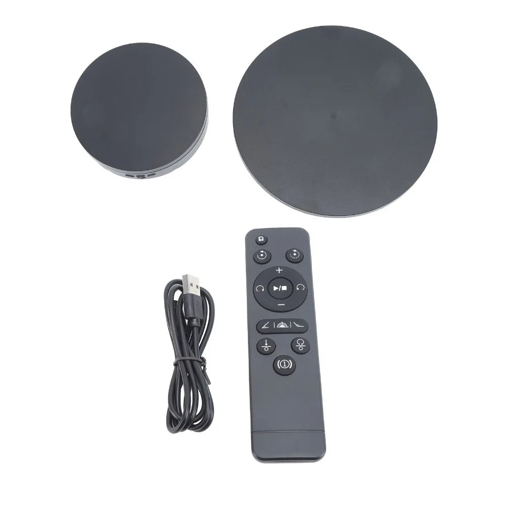 Motorized 360° Rotating Display Stand with Controller & Cover Motorized Display Stand SWANS