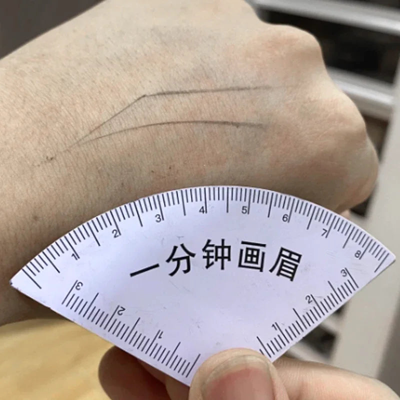 Brow Shaping Stencil – Eyebrow Template Ruler Tool Eyebrow Stencil Tool SWANS