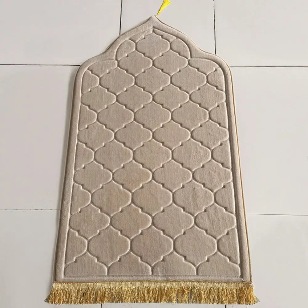 Soft Flannel Muslim Prayer Mat – Non-Slip Thickened Rug 65×115cm Prayer Mat Rug SWANS 6
