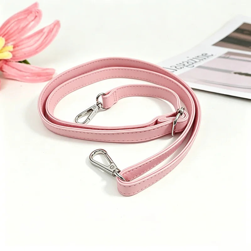 PU Leather Adjustable Bag Strap – Gold & Silver Buckle Bag Strap SWANS