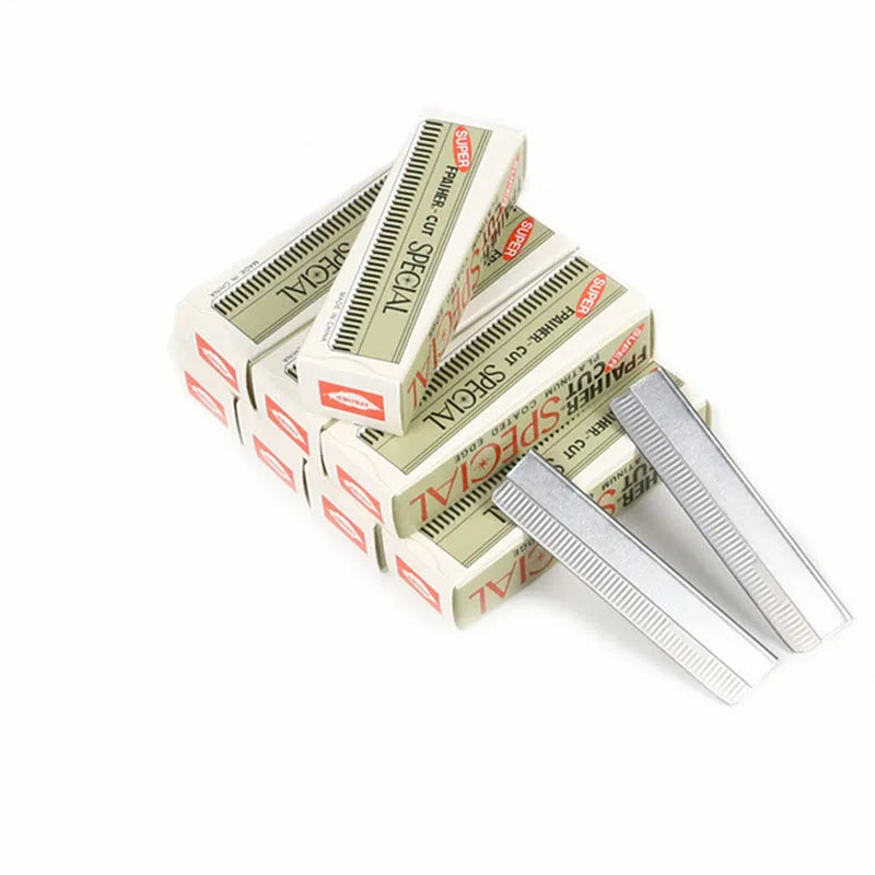 50/100 Pack Mini Eyebrow Razors – Stainless Steel Trim Blades Eyebrow Razor SWANS