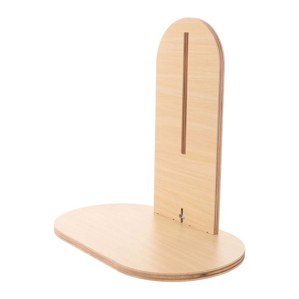 Wooden Hamster Wheel Stand – Stable 9x5.5" Base for Small Pets Pet Wheel Stand SWANS