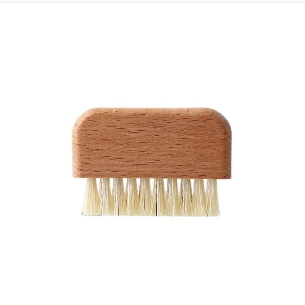 SWANS Wood Nail Cleaning Brush – Mini Multi-Purpose Dust Brush Nail Cleaning Brush SWANS White