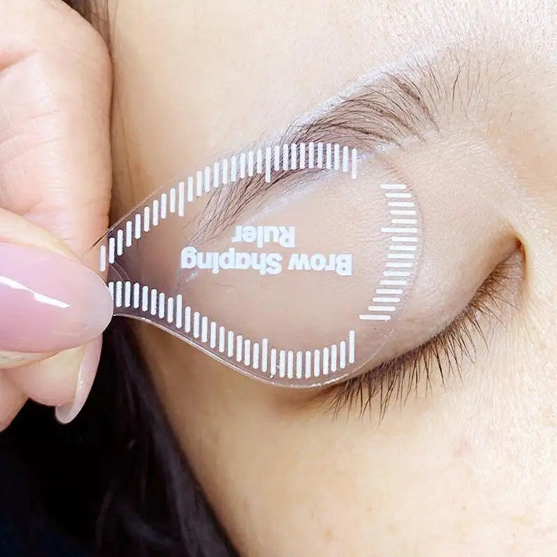 Tear Drop Arch Brow Mapping Ruler – PMU Eyebrow Stencil Brow Mapping Tool SWANS